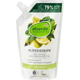 Alverde Рідке мило «М'ята, бергамот», заправка, 500 мл
