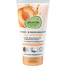 Alverde Бальзам для рук і нігтів з абрикосом, 75 мл