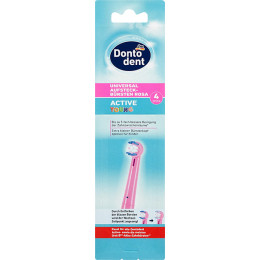 Dontodent Універсальні насадки Active Young рожеві, 4 шт