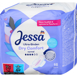 Jessa Ультра прокладки Dry Comfort Normal, 16 шт