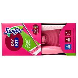 Swiffer Набір для миття підлоги Wet & Dry Kit, 1 швабра+набір серветок