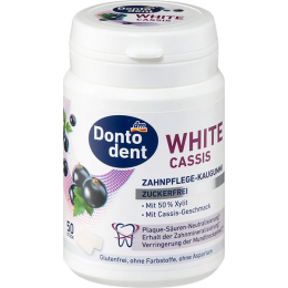 Dontodent Жувальна гумка «White Cassis», без цукру, 50 шт
