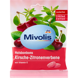 Mivolis Льодяники для горла, вишня , 75 г