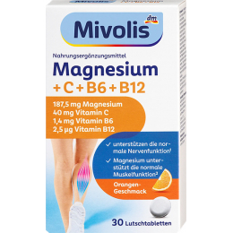 Mivolis Магній + Вітамін C + Вітамін B6 + B12, 30 шт