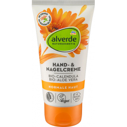 Alverde Крем для рук і нігтів Bio Calendula & Bio Aloe Vera, 75 мл