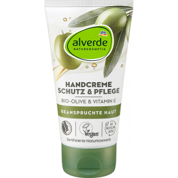 Alverde Крем для рук Schutz & Pflege Bio-Olive, Vitamin E, 75 мл