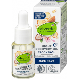 Alverde Суха олія для обличчя Night Recovery Oil 15 мл