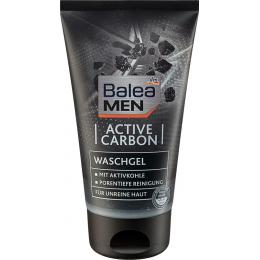  Balea MEN Гель для вмивання обличчя Waschgel Active Carbon, 150 мл