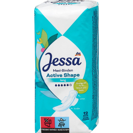 Jessa Прокладки Maxi Active Shape Long, 12 шт