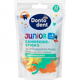 Dontodent Зубні нитки дитячі Junior 32 шт