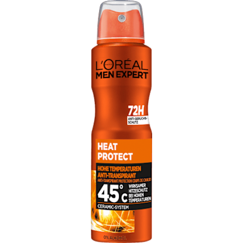  L'ORÉAL Дезодорант-спрей-антиперспірант Heat Protect, 150 мл