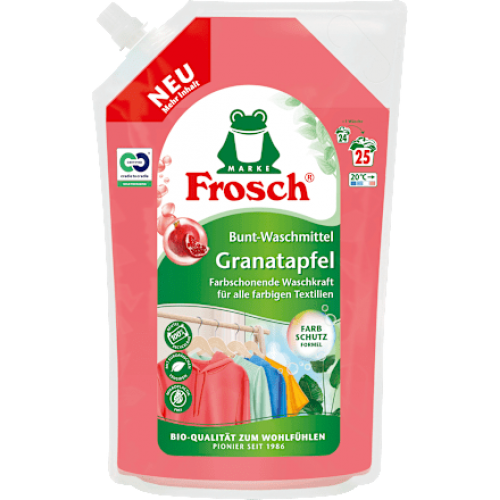 Frosch Гель для прання кольорового одягу Granatapfel 24 прання