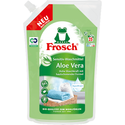 Frosch Гіпоалергений гель для прання Sensitive Aloe Vera, 24 прання