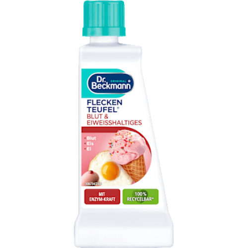 Dr. Beckmenn Засіб для виведення плям від крові та білку, 50 мл