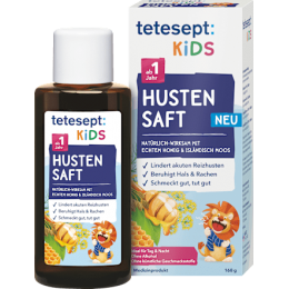 Tetesept Дитячий сироп від кашлю Мед та ісландський мох, 168 г