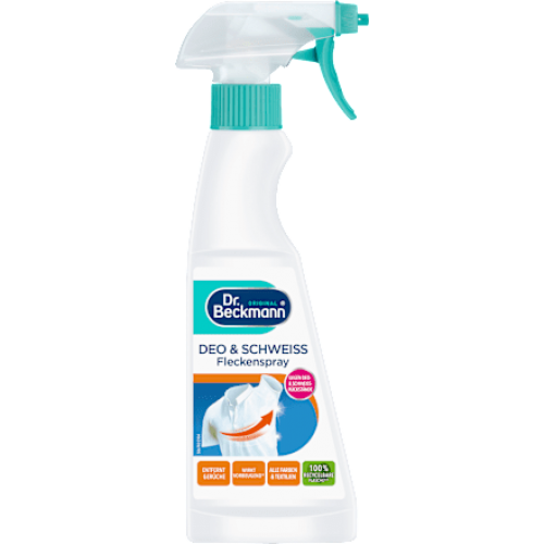 Dr. Beckmann Спрей для виведення плям від дезодоранту та поту, 250 мл