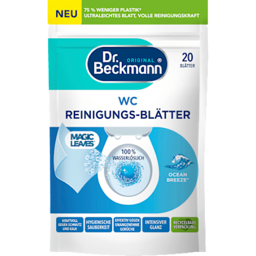 Листки миючі для туалету Ocean Breeze, 20 шт