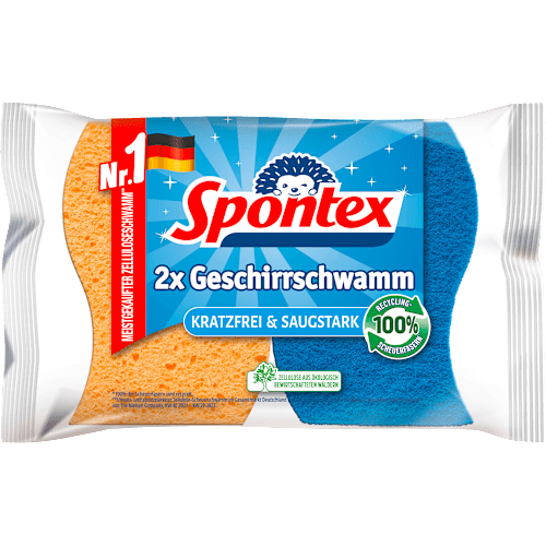 Spontex Губки для миття посуду, 2 штуки