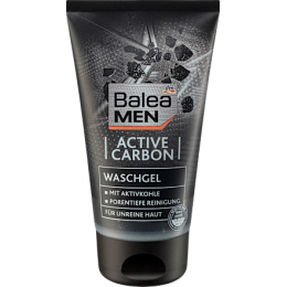  Balea MEN Гель для вмивання обличчя Waschgel Active Carbon, 150 мл
