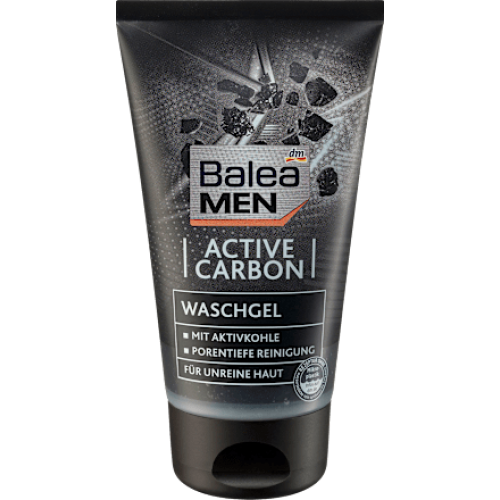  Balea MEN Гель для вмивання обличчя Waschgel Active Carbon, 150 мл
