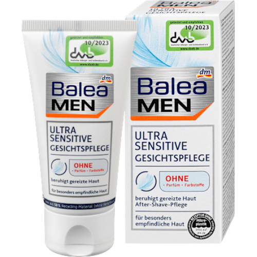 Balea MEN Крем для чутливої шкіри обличчя Ultra Sensitive, 50 мл