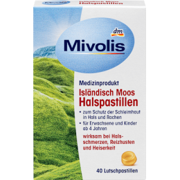 Mivolis Пастилки для горла з ісландського моху 40 шт