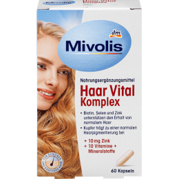 Mivolis Вітаміни для волосся, 60 капсул