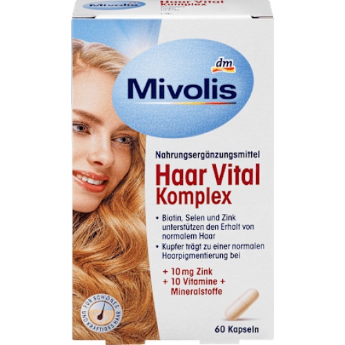 Mivolis Вітаміни для волосся, 60 капсул