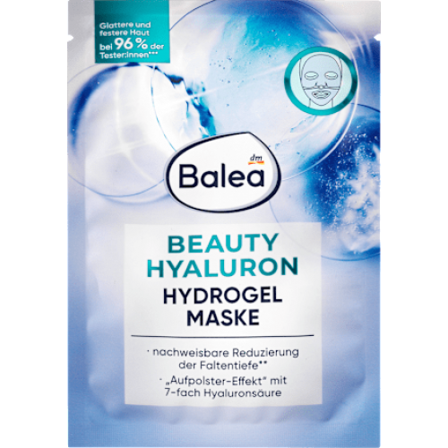 Balea Маска для обличчя Hydrogel Beauty Hyaluron, 1 шт