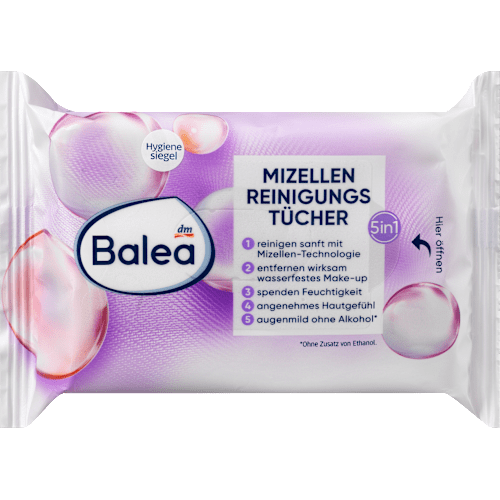 Balea  Міцелярні серветки для чищення 25 шт