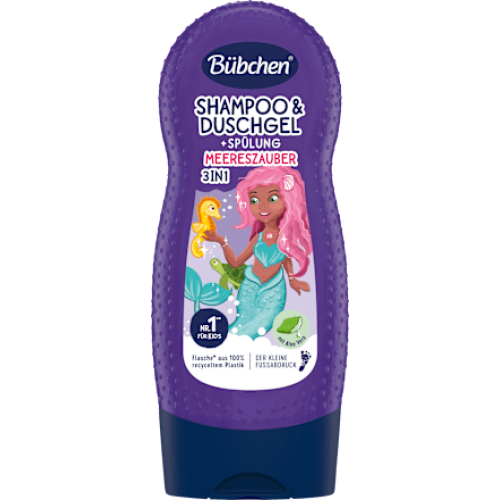Bübchen Дитячий шампунь 3в1 Meereszauber, 230 мл