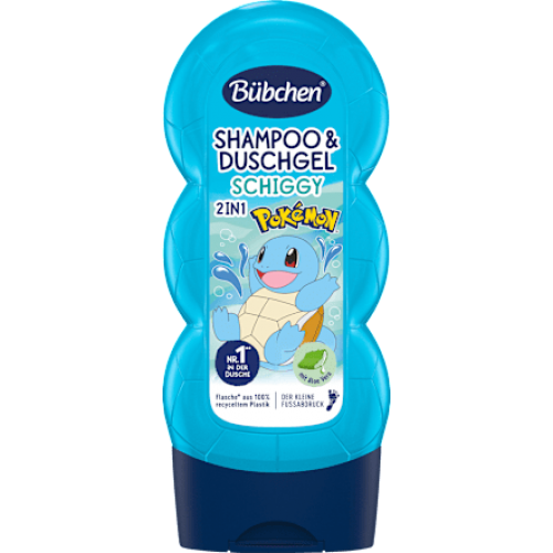 Bübchen Дитячий шампунь 2в1 Squirtle Pokémon, 230 мл