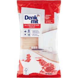 Denkmit Вологі серветки для прибирання Гранат 50 шт