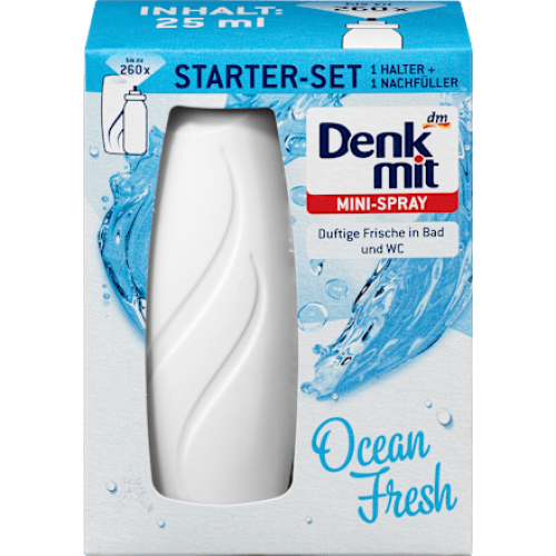 Denkmit Освіжувач повітря міні-спрей Ocean Fresh starter set 25 мл