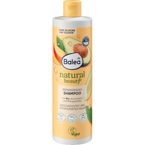 Balea Natural Beauty Шампунь з олією авокадо та манго, 400 мл