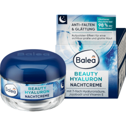 Balea Нічний крем з гіалуроновою кислотою, 50 мл