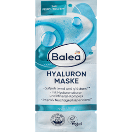 Balea Маска для обличчя гіалуроновою кіслотою  (2х8 мл), 16 мл