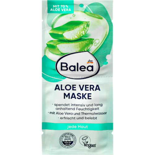 Balea Маска для обличчя Aloe Vera (2х8 мл), 16 мл