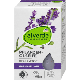 Alverde Крем-мило з лавандою, 100 г