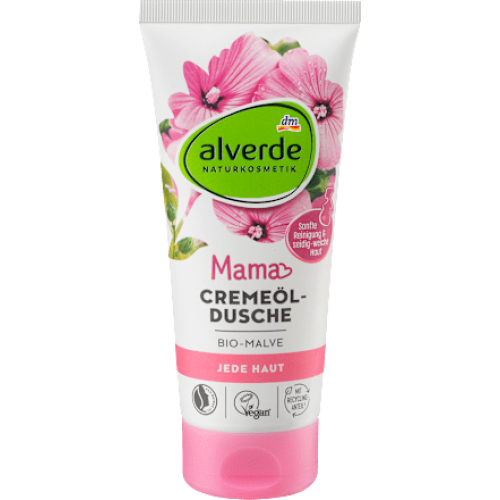 Alverde Олія-крем для душу Bio Malve для вагітних, 200 мл