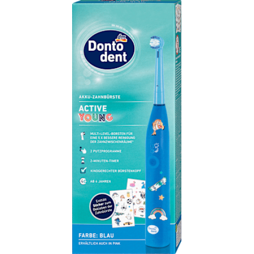 Dontodent Зубна щітка акумуляторна Active Young blue 1 шт
