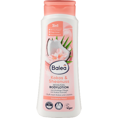 Balea Лосьйон для тіла кокос і горіх ши 400 мл