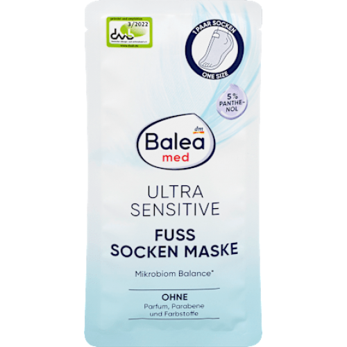Balea Маска для ніг Ultra Sensitive (1 пара), 2 шт