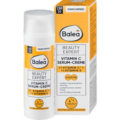 Balea Сироватка для обличчя Beauty Expert Vitamin C SPF 30, 50 мл