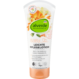 Alverde Дитячий лосьйон для тіла Календула та мигдальне масло, 200 мл