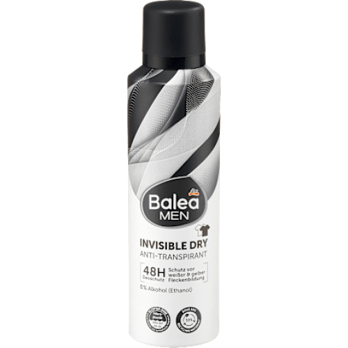 Balea Дезодорант чоловічий Invisible 200 мл