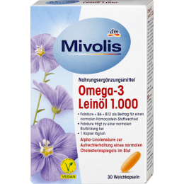 Mivolis Лляна олія Омега-3 1000, 30 шт