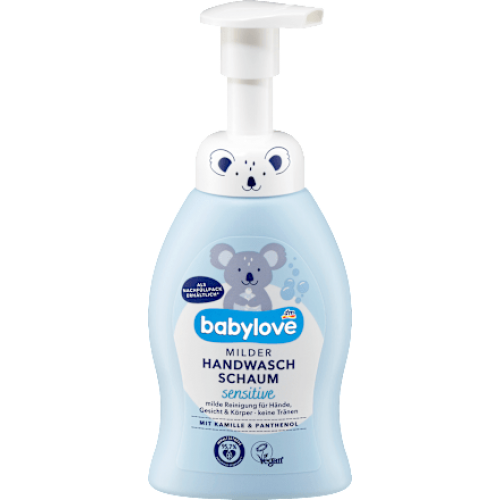 Babylove Пінка-мило для рук Sensitive 250 мл