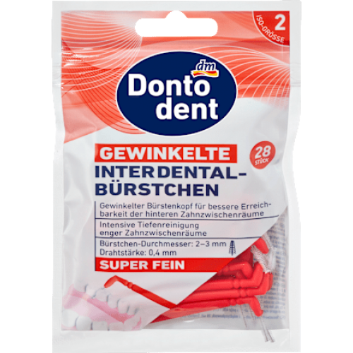 Dontodent Щітки міжзубні кутові 0,4 мм, 28 шт