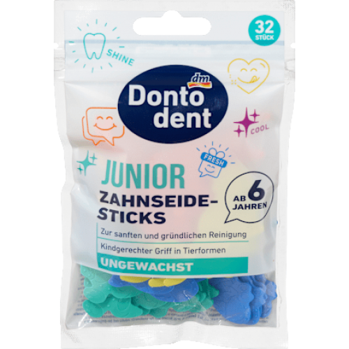 Dontodent Зубні нитки дитячі Junior 32 шт